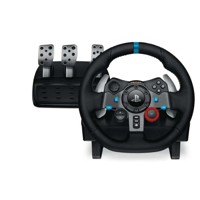 Logitech G29 Driving Force Racing Wheel for PlayStation & PC Compatibility - Image 1