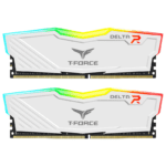 T-Force Delta RGB White UD-D4 16GB (8GBx2) 3200MHz CL16 TF4D416G3200HC16FDC01 - Image 2