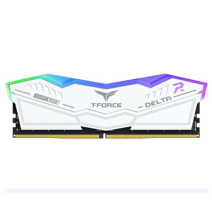 T-Force Delta RGB White UD-D5 32GB (16GBx2) 5200MHz CL40 FF4D532G5200HC40CDC01 - Image 2