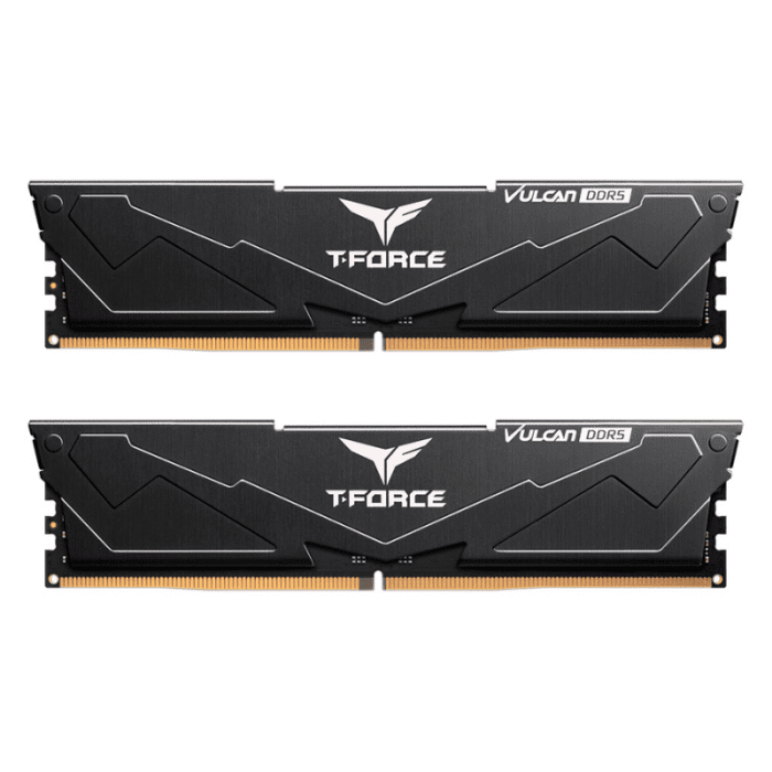 T-Force Vulcan Black UD-D5 32GB (16GBx2) 5200MHz CL40 FLBD532G5200HC40CDC01 - Image 2