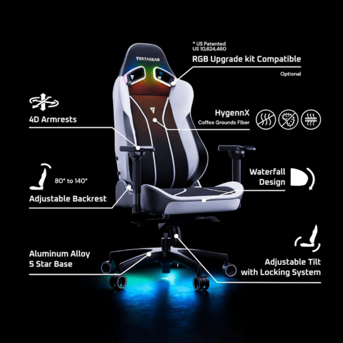 Vertagear SL5800 HygennX Black/White Edition - Image 8
